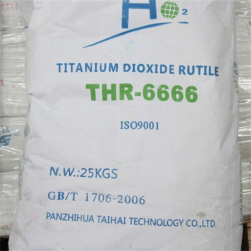 Titanium Dioxide White Pigment Used in Plastic Thr6666 TiO2 Titanium Dioxide