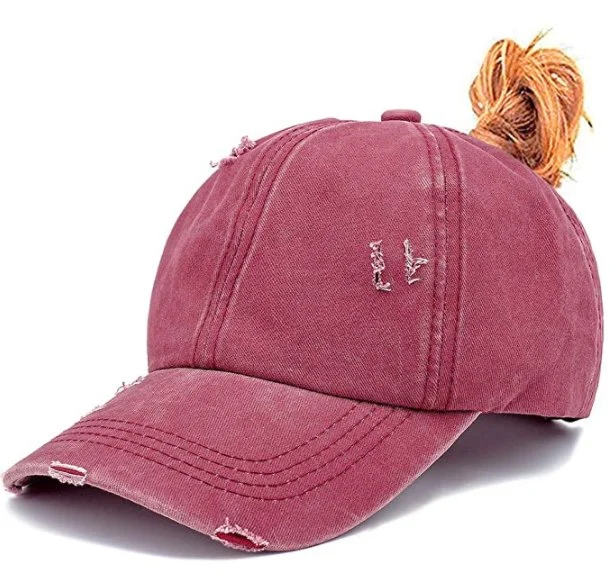 Wholesale Custom Washed Distressed Cap, Adjustable Baseball Cap