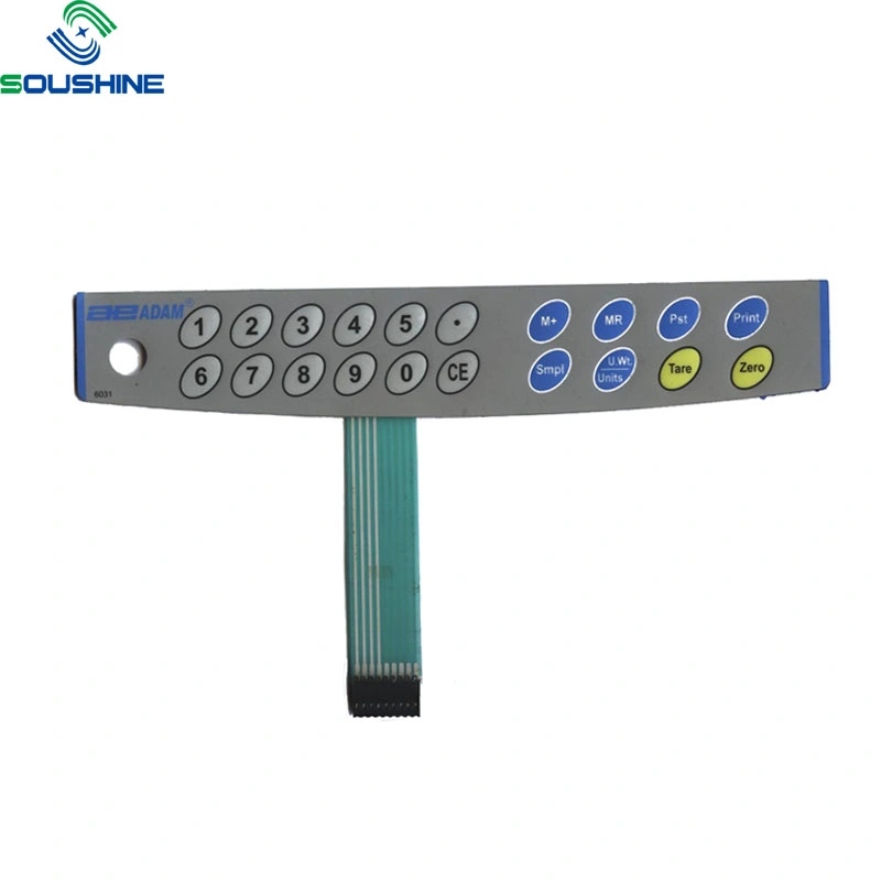 High quality/High cost performance  Electronic Silk Printing Membrane Keypad for Beckhoff