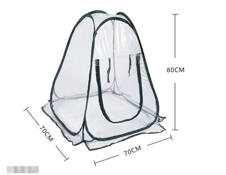 Mini Pop up serre avec couvercle transparent Maison de culture végétale protégée fleur portable tente un abri pour Jardin Jardin extérieur