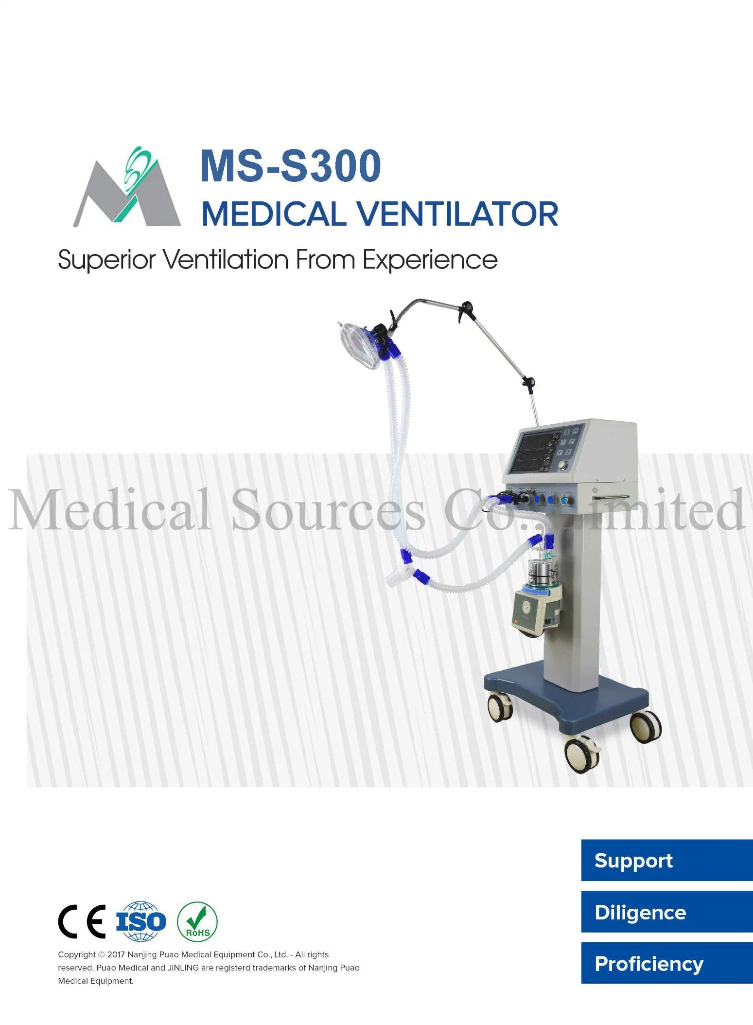 (MS-S300) جهاز طبي CPAP آلة طفل بالغ ورضيع حديث الولادة ICU جهاز تهوية الطفل معتمد من قبل الاتحاد الأوروبي