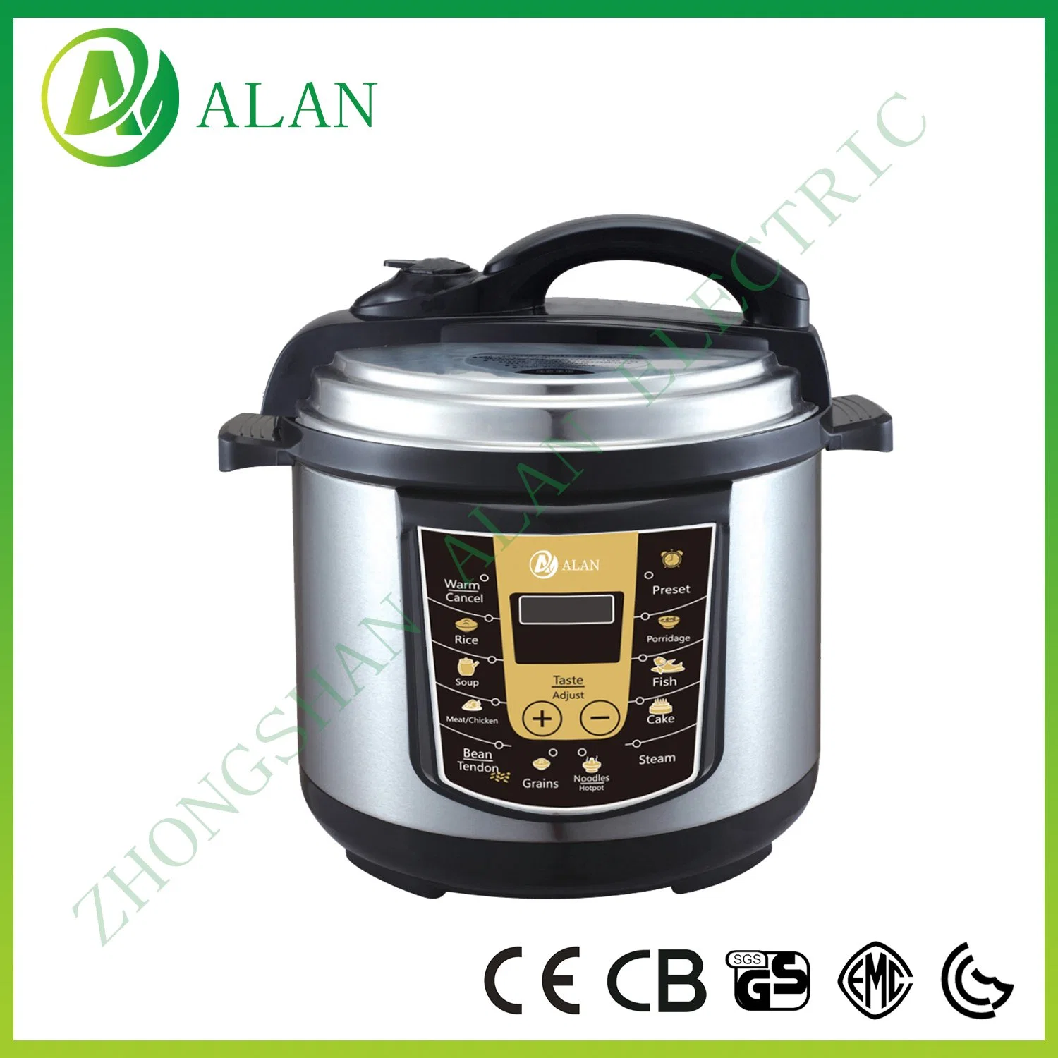 Low Price Food Non-Stick Pot Smart 4L-12L Large Electric Pressure Cooker in American