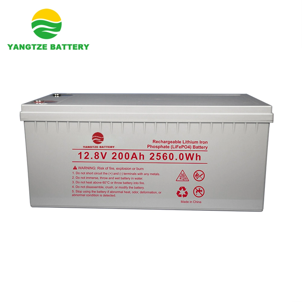12V 200Ah Storge cycle profond Pack de batterie au lithium-phosphate de fer Mur d'alimentation