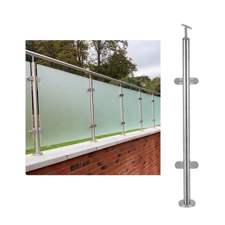 Stainless Steel Glass Railing Deck and Balcony/Glass Railing/Staircase Fittings Glass Balustrade