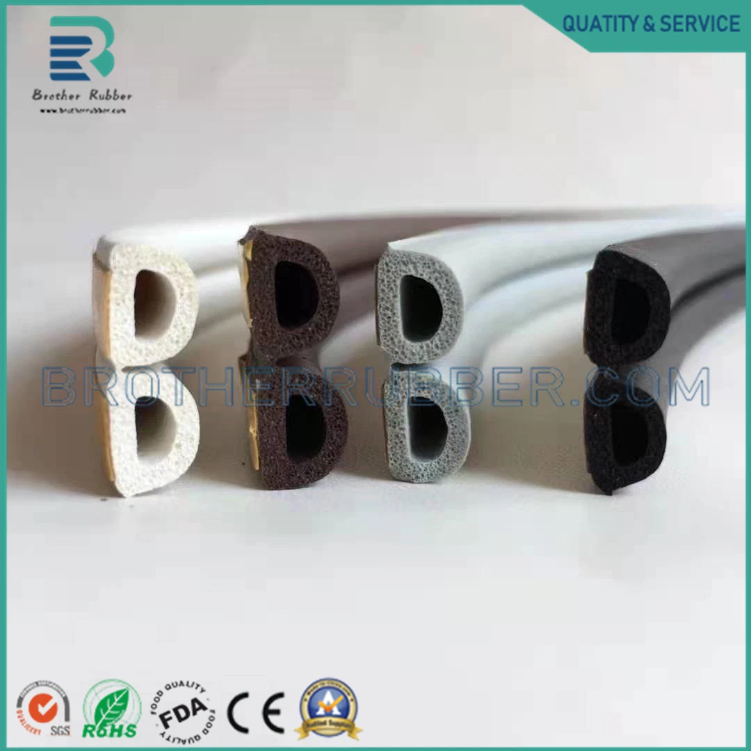 D Shape Self-Adhesive Cladding Type Sealing Strips