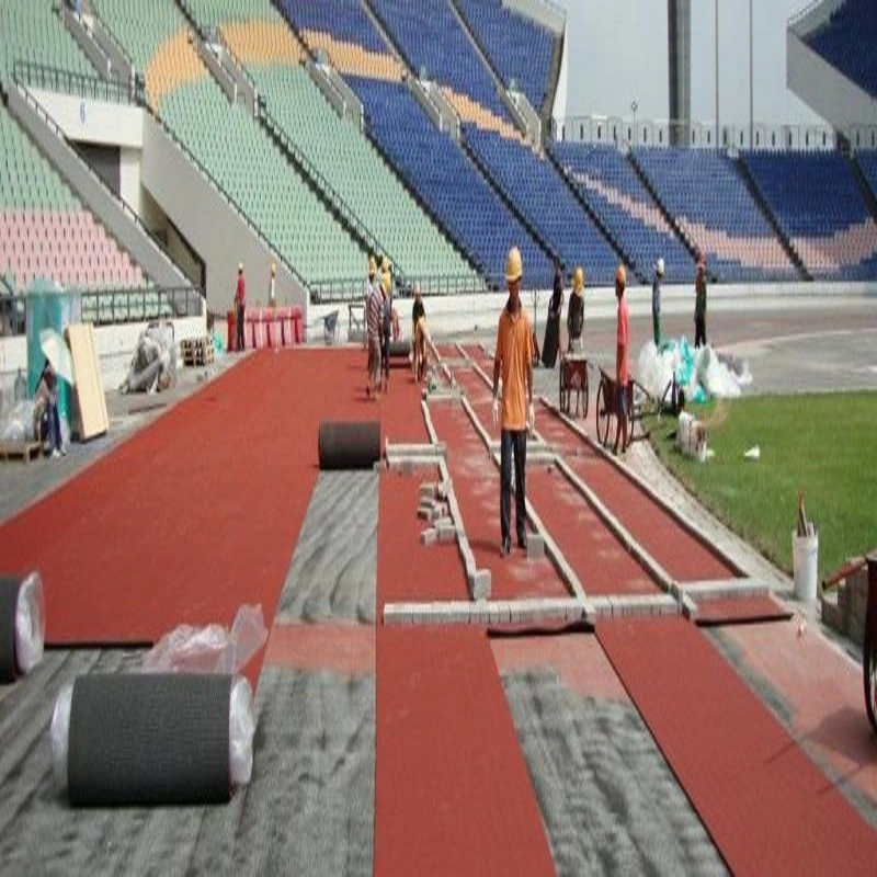 Pista de Atletismo corriendo prefabricados alfombrilla portátil prefabricado sintético pista de atletismo