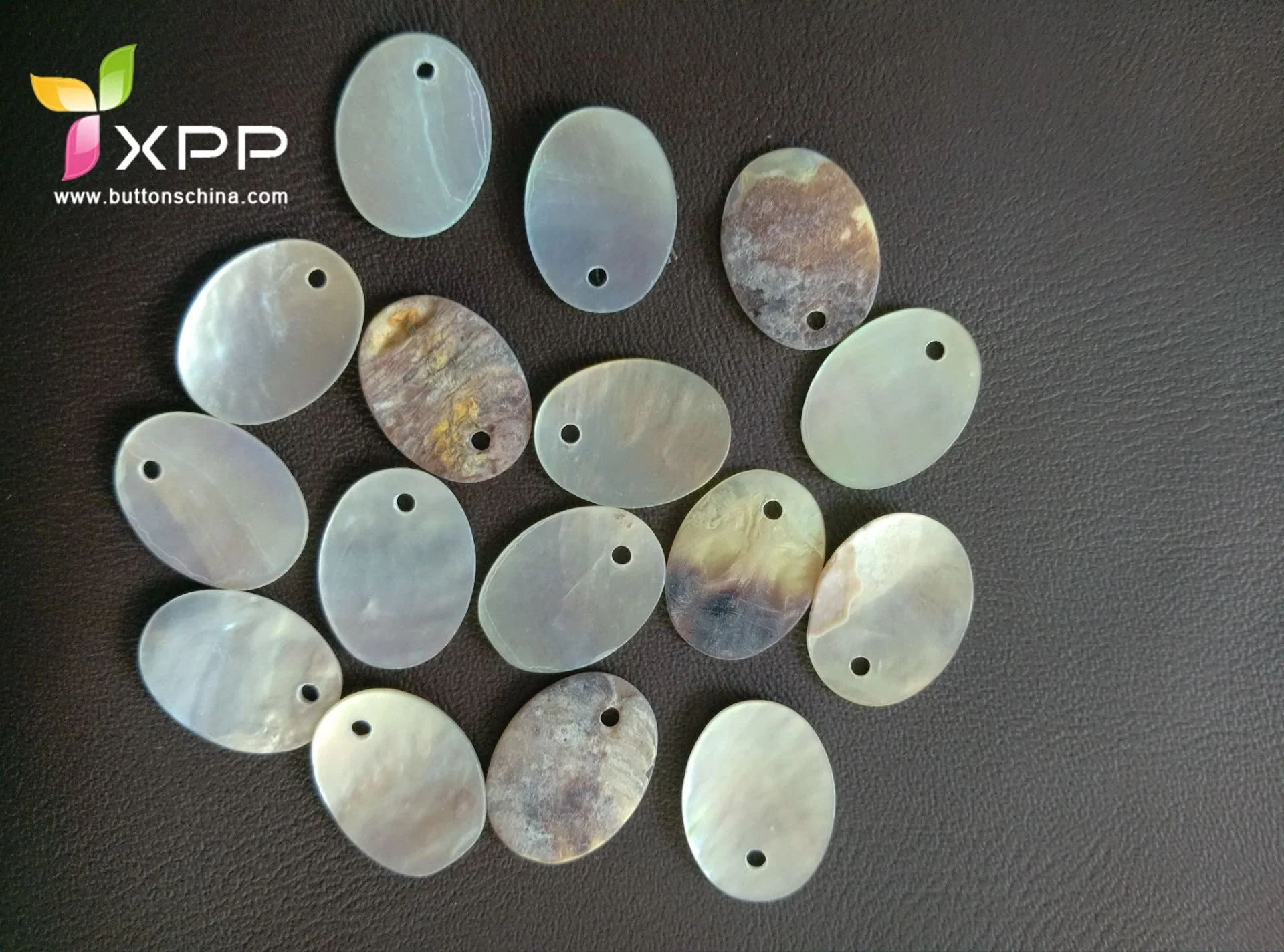 One Hole Oval Espeicial Shape Agoya Shell Button Natural Button