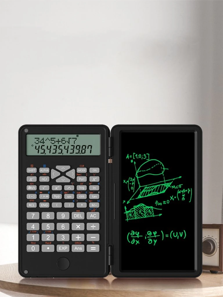 Tablero electrónico plano pantalla de 12 dígitos Calculadora científica