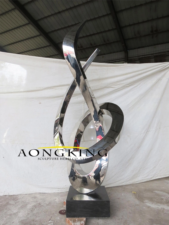 Modern Stainless Steel Art Abstract Sculpture Home Decor Metal