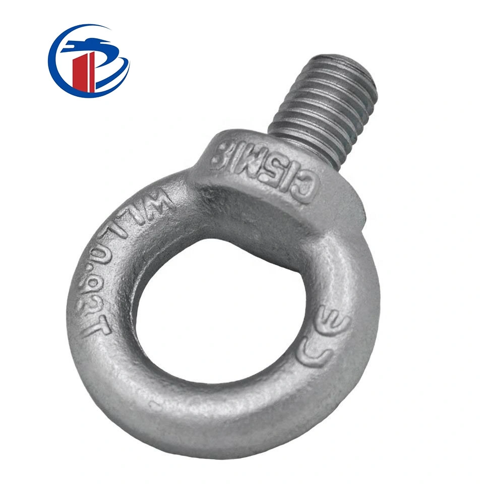 High Strength Drop Forged Galvanized Q235 Eye Bolt DIN580 for Lifting