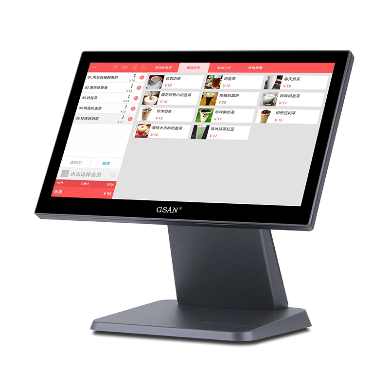 Windows Android LCD Touchscreen Monitor POS System Maschine Supermarkt Kasse POS-Terminal