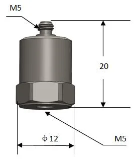 Industrial High Sensitivity Universal Single Axis Voltage Iepe Piezoelectric Acceleration Sensor Accelerometer (A21D05)