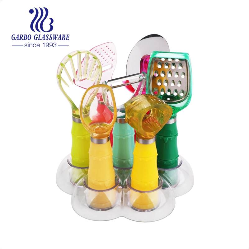 Household Kitchenware Utensil Set Kitchen Tools with Silicone Handle