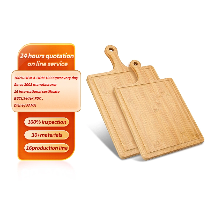 Bamboo Wood/Wooden Cutting/Chopping Board for Meat/Fruit/Vegetables