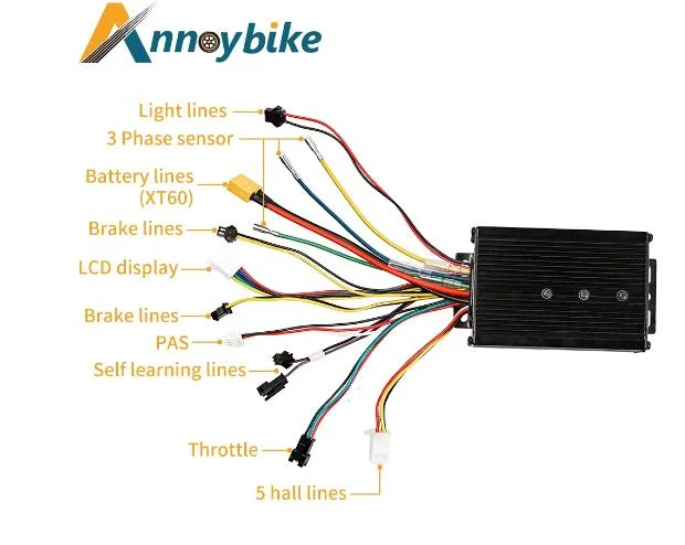 36-60V 500-1000W Brushless Motor Controller for Electr Scooter Bike Motorcycle