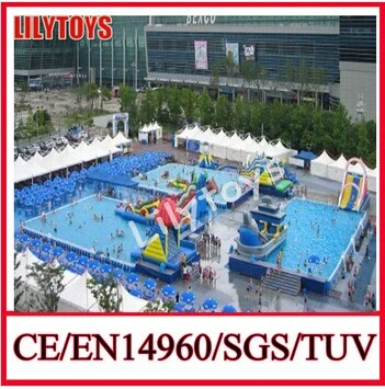 Top Pool, Inflatable Pool Park, Mobile Pool Game