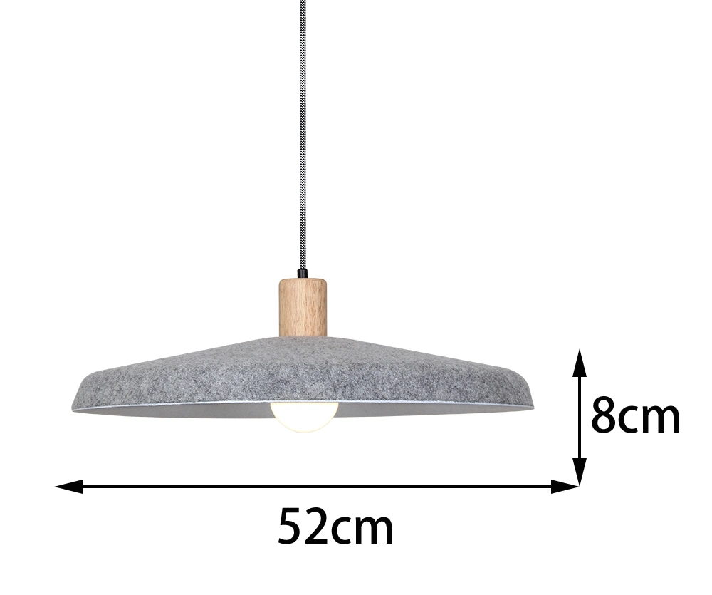 High quality/High cost performance  Recycled Carbon Fiber Felt Compressed Dome Pendant Downlight