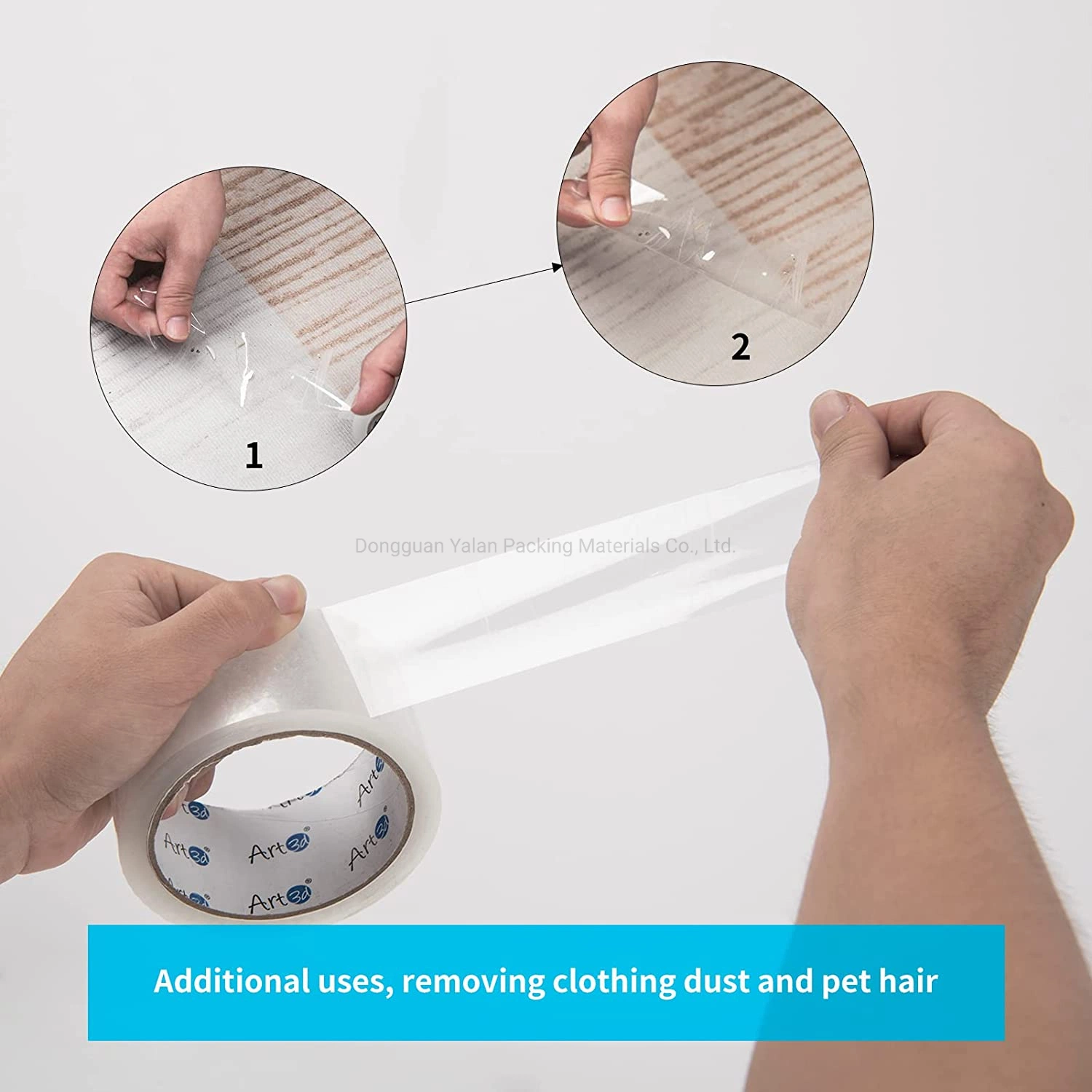 Mini Polyester Packing Material Tape BOPP Clear Box Sealing Tape Adhesive Packing Tape