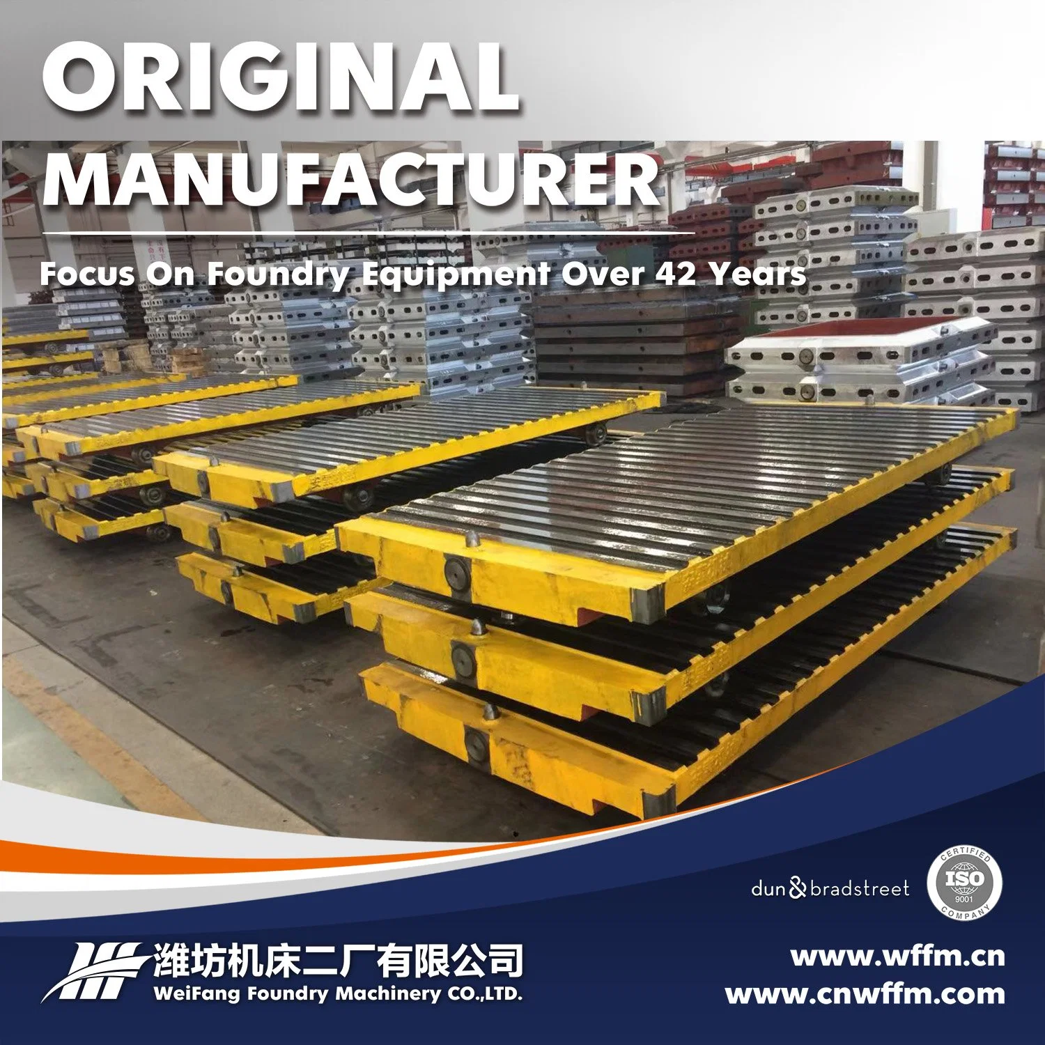 Pallet Car Trolley for Moulding Box Track Line