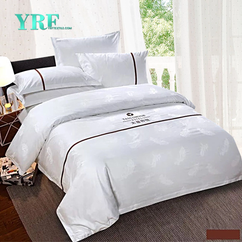 Yrf Customized Size White 60*40 S Satin 100% Cotton Hotel White Bedding Quilt Cover