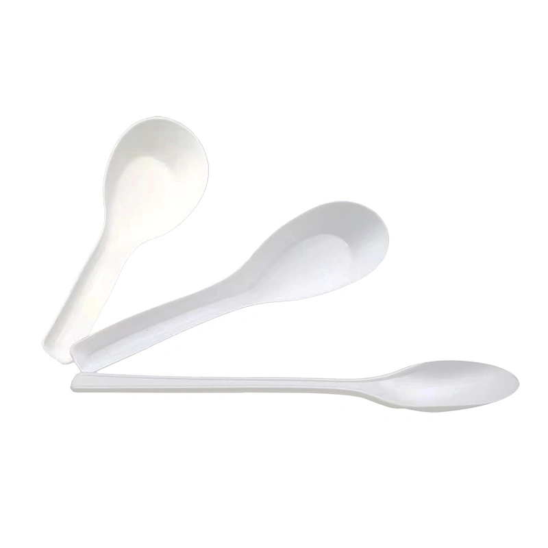 Precio al por mayor Juego de Cubertería personalizado maicena Fork cuchillo Spork Juego de cubertería 100% compostable