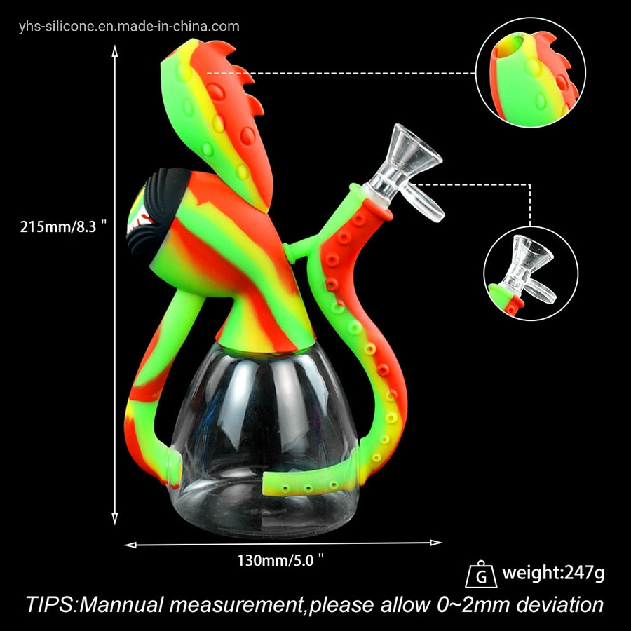 Premium Quality Factory Direct Portable Funny Squid Water Pipe Hookah