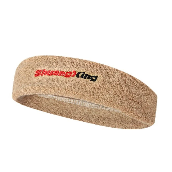 Sport Elastic Headband with Customized Logo Absorb Sweat Embroidered Cheap Headband Sweatband