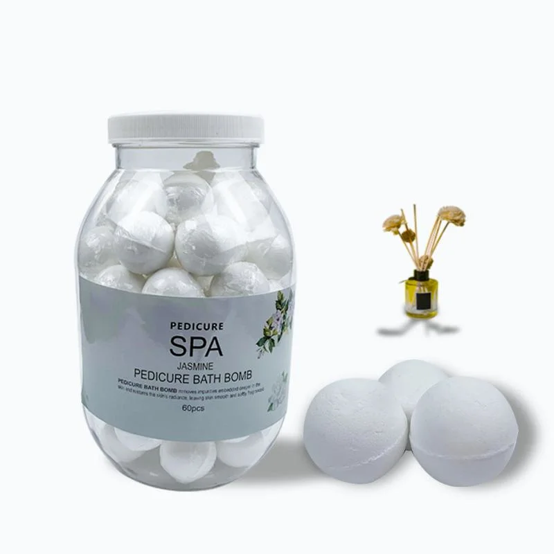 Hot Selling 60PCS/Jar Organic SPA Bath Bombs 30g Bath Fizzer for Pedicure 240PCS/Case