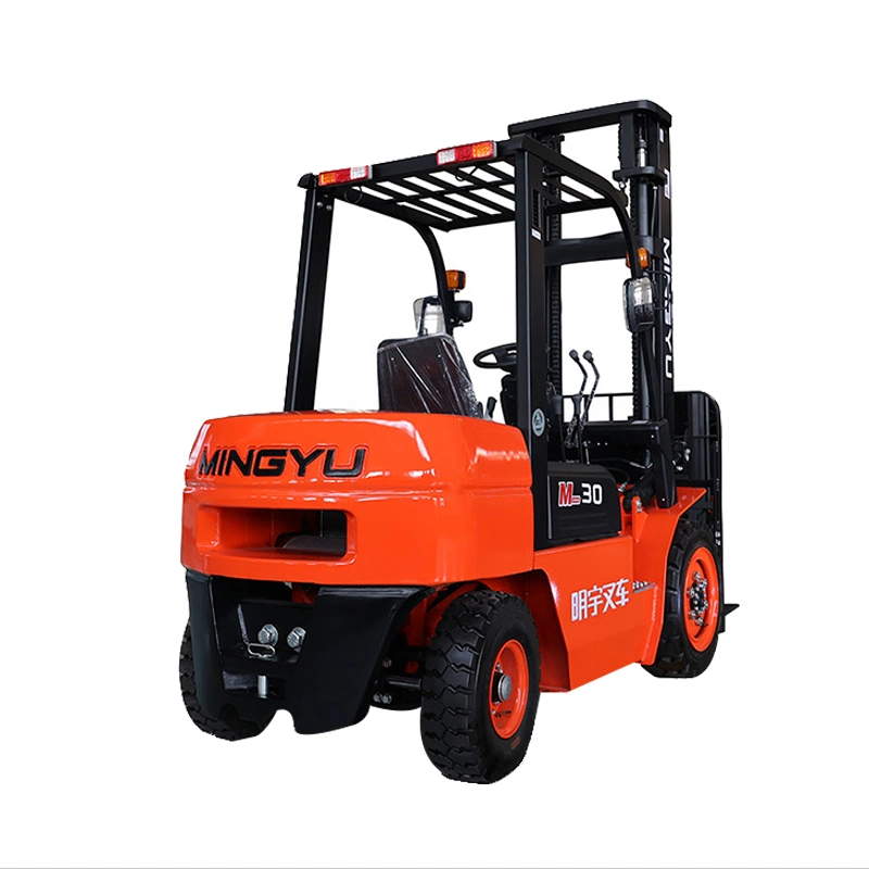 China Made Diesel Forklift 4 Wheel Adjustable