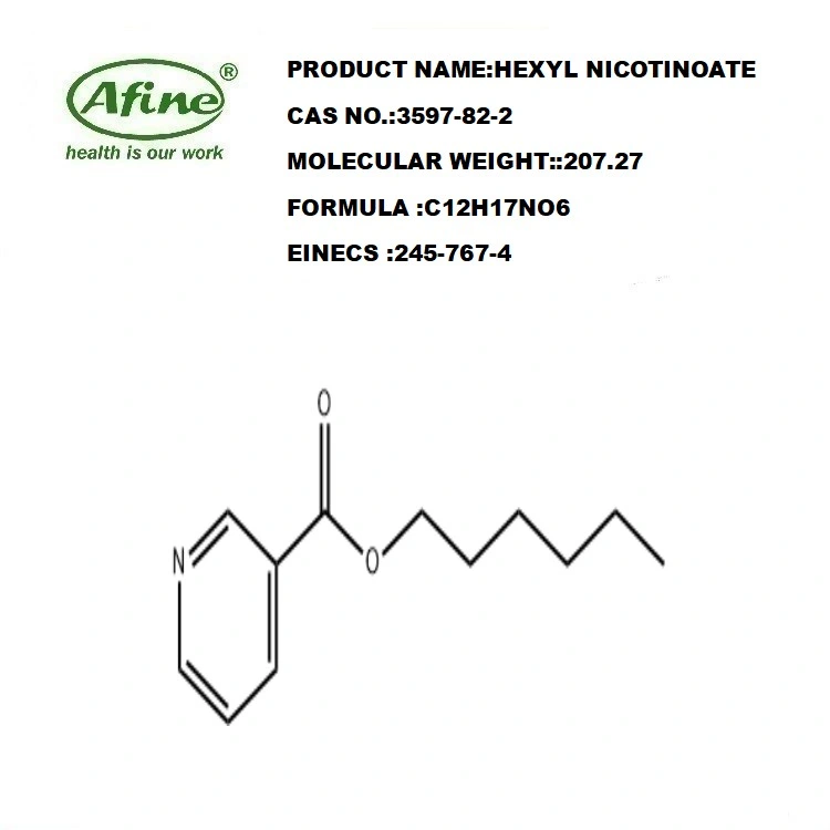 CAS 3597-82-2 Hexyl Nicotinoat Pharmazeutische Intermediate