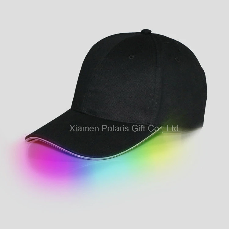 Gorra de béisbol con diseño personalizado de moda con luces LED