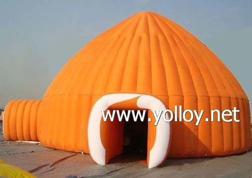 Tienda inflable Igloo Dome para clima frío