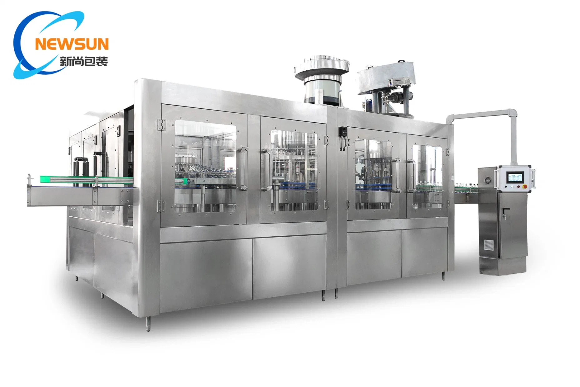 2022 Newsun Automatic Juice Beverage Manufacture/Juice Fruit Filling Capping Bottling Machine Plant