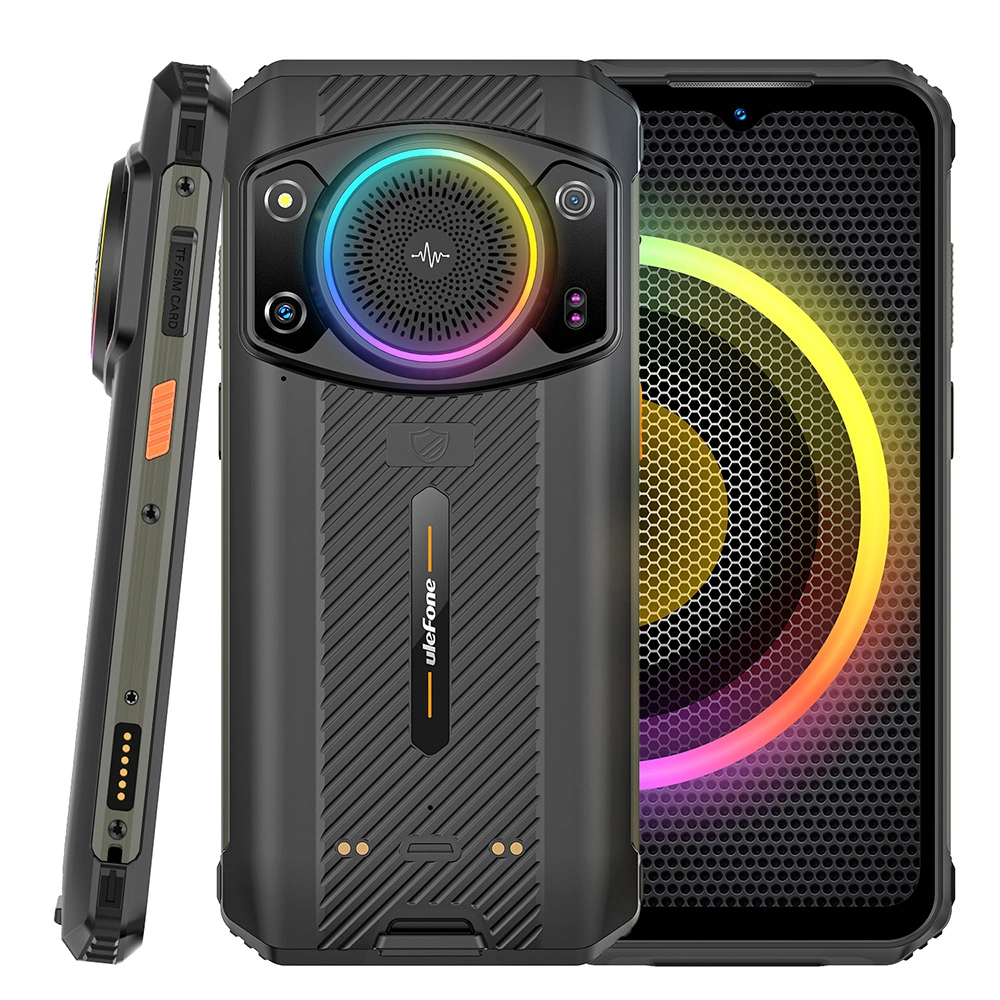 Ulefone Armor 21 téléphone portable écran FHD+ 6.6 pouces 120 Hz Caméra de nuit 9600 mAh Grande enceinte smartphone Android robuste