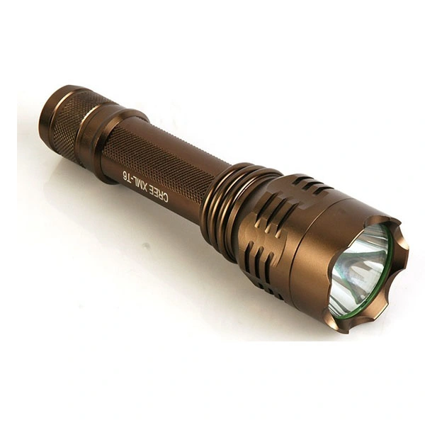 Xm-L T6 LED Aluminum High Power Long Range Track Flashlight Torch