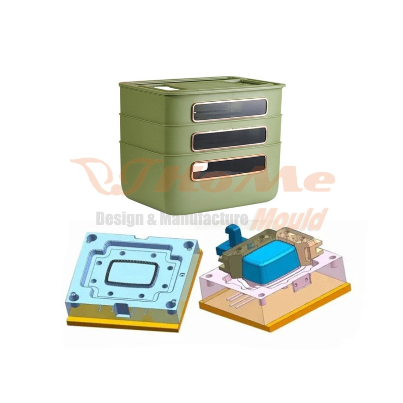 2022 New Style Desktop Socket Storage Plastic Cable WiFi Wireless Router Storage Box Injection Mould Plastic Container Box Mould with Cheap Price