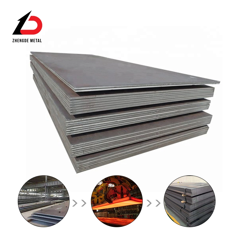 Q235 Aço carbono macio laminado a quente fabricante Aço carbono Placa