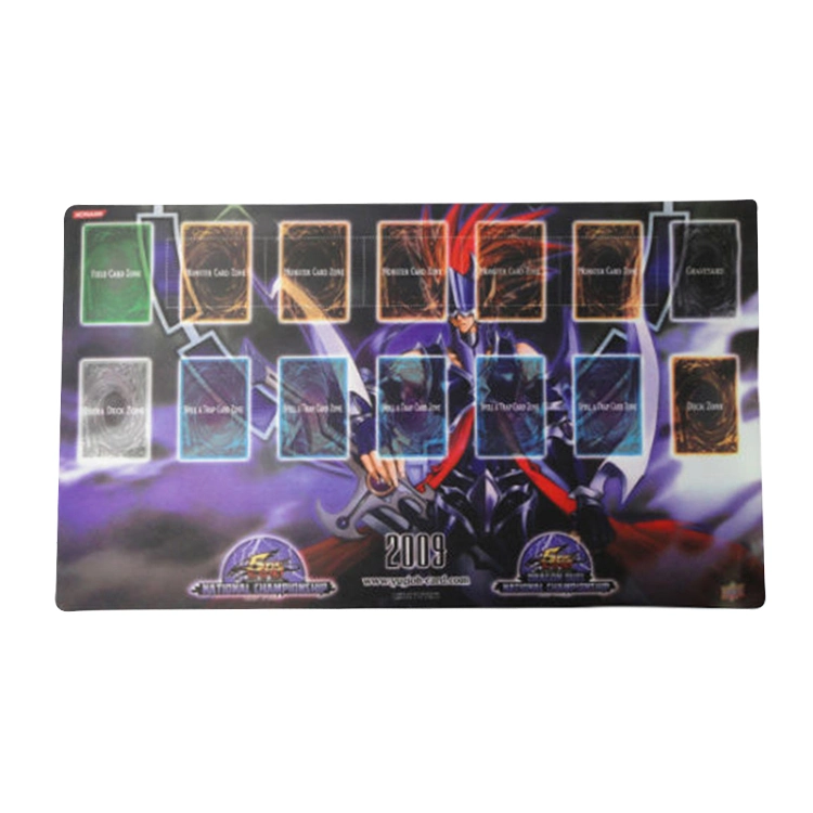 Juego de tarjeta con la alfombrilla de ratón de escritorio de diseño personalizado Playmat de juegos