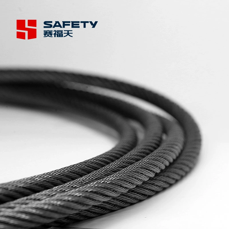 15/32" Inch 6*19s 6X19s FC 1370/1770 N/mm2 Elevator Traction Steel Wire Rope Cable Cord Supplier BS DIN En12385 Available