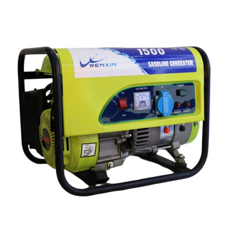 New Design Household Portable Hand Starting Fuel 1500W Power 220V/230V Gasoline Generator for Sale