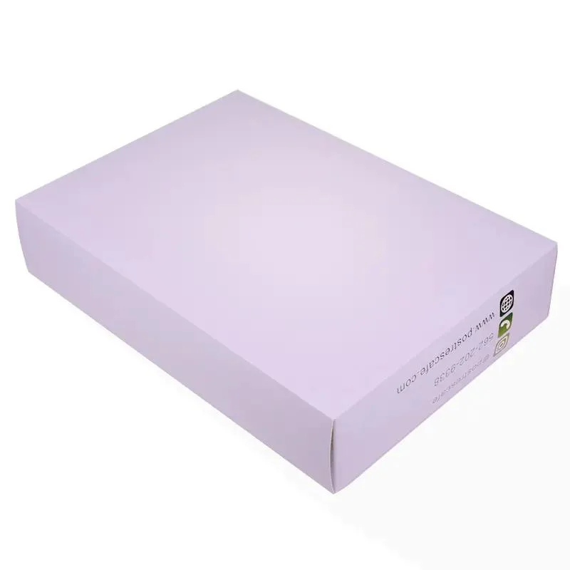 Hot Sale Recyclable Customized Cosmetic Gift Pink Art Paper Packaging Box with Bowknot