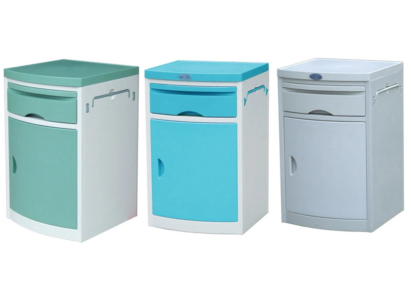 Mn-Bl001 Hot Selling for Hospital and Home Using Different Colors ABS Bedside Small Locker Medical Bedside Cabinet