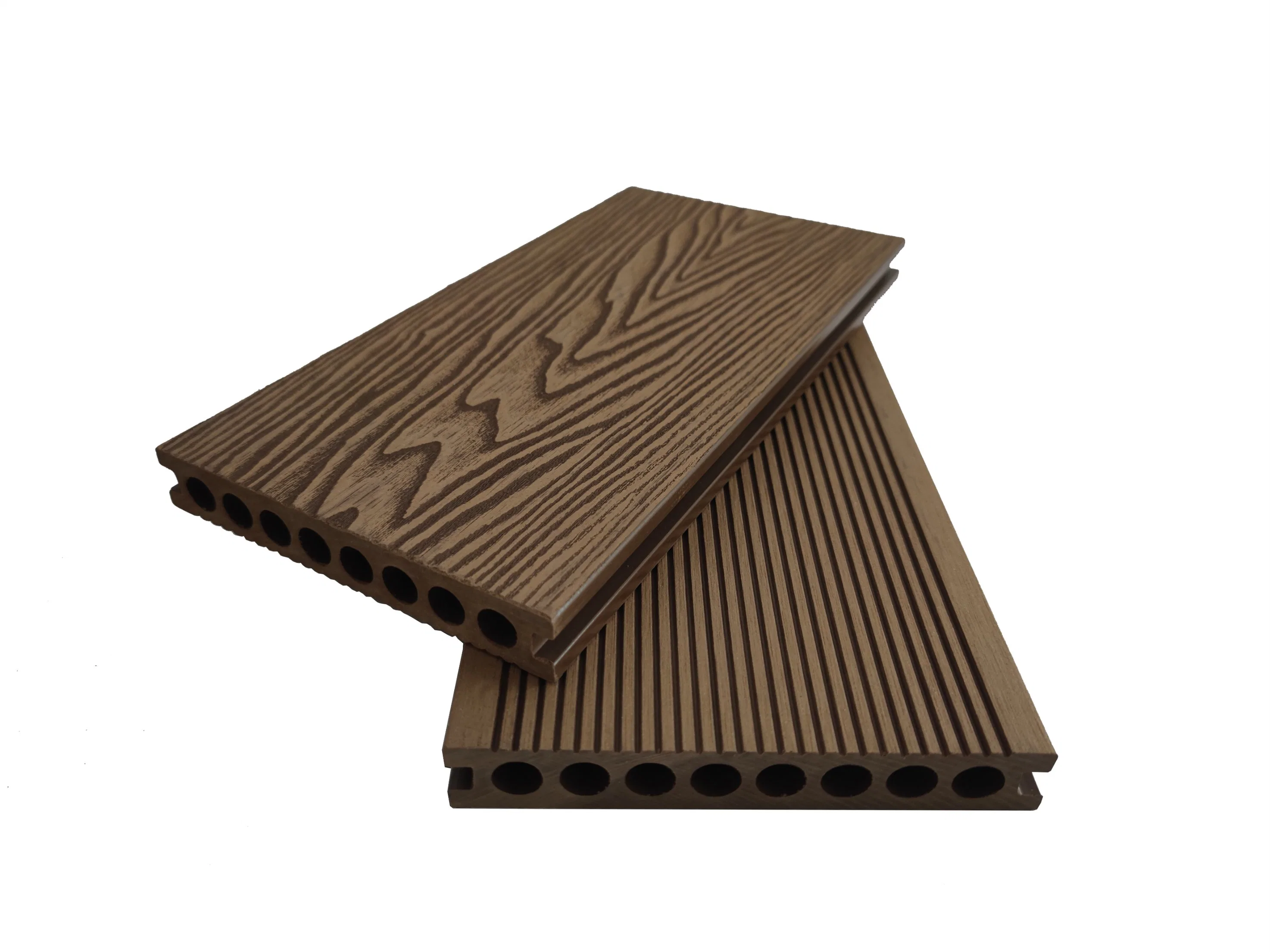 New Products WPC Plastic Composite Decking Wood Grain Material