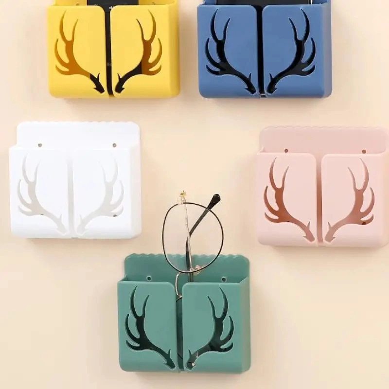 Günstige Neue Produkt Creative Home Nail-Free Antlers Aufbewahrungsbox