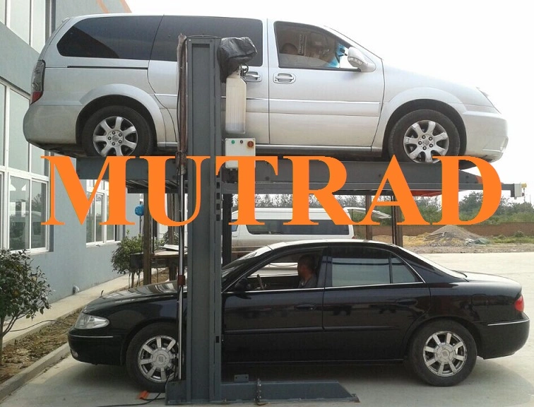 Two Post Simple Lifting Automatic Car Elevator Parking System