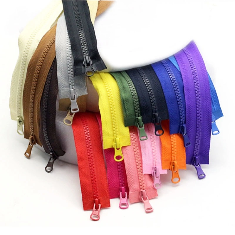 Eco-Friendly Nylon Zipper Manufacture Close-End Plastic Resin Zipper for Clothes