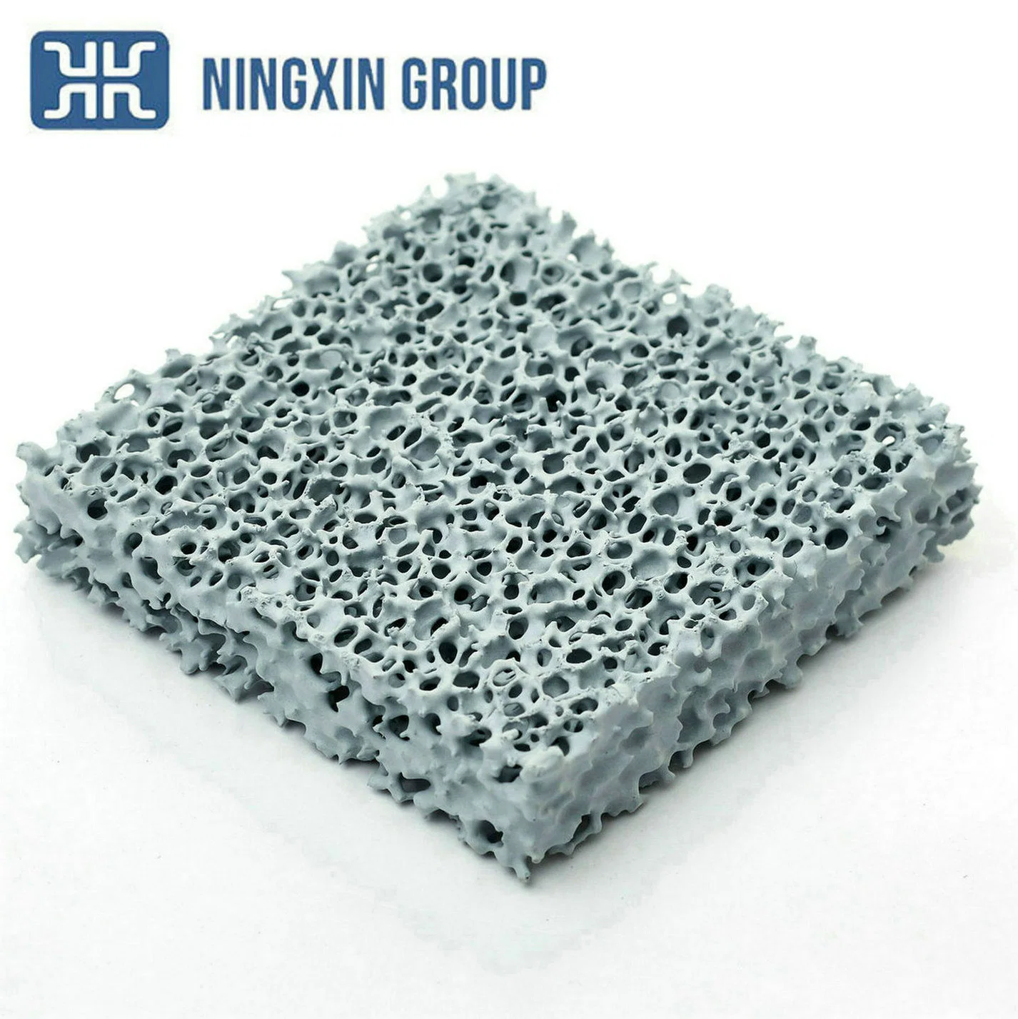 Round Silicon Carbide Ceramic Foam Filter Square Sic Honeycomb Ceramic for Molten Metal Filtration D50*22 D60*22 D70*22 D80*22