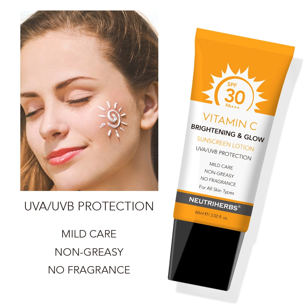 OEM Private Label Face Moisturizing Lotion with Sunscreen SPF 30