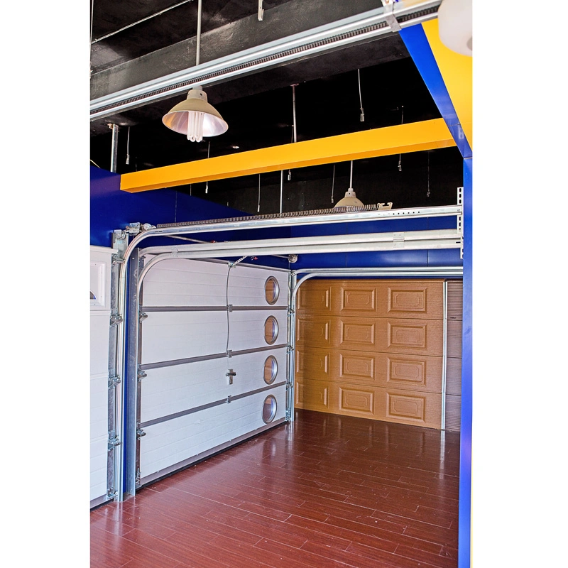 Ce Approved Steel PU Insulated Residential Automatic Overhead Sectional Roller Rolling Garage Door