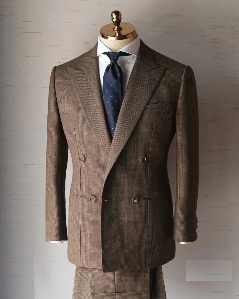 Jantar roupas personalizadas regulares Bespoke Men Business Casamento para homem Fatos Tuxedo